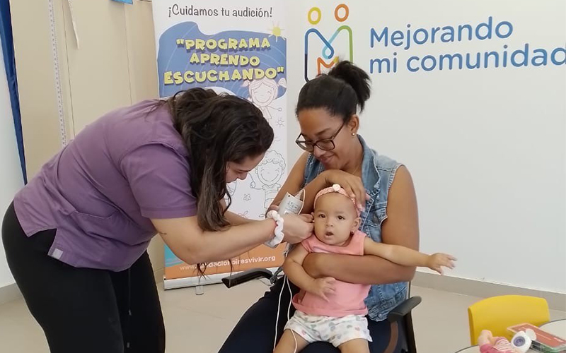 Niños del Centro Mejorando Mi Comunidad recibieron tamizaje auditivo
